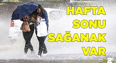 HAFTA SONU SAĞANAK VAR