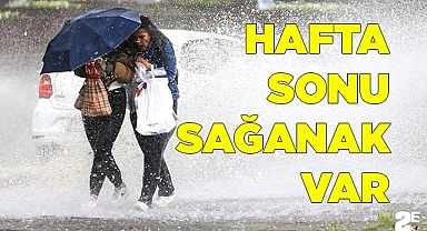 HAFTA SONU SAĞANAK VAR
