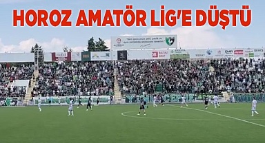 HOROZ AMATÖR LİG'E DÜŞTÜ