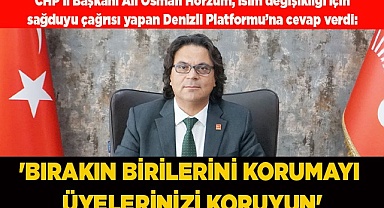 Horzum: "Sırça köşklerinizde oturmak için şakşakçılıktan vazgeçin!"