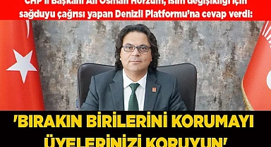 Horzum: "Sırça köşklerinizde oturmak için şakşakçılıktan vazgeçin!"