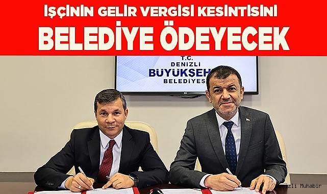 İşçilerin gelir vergisi kesintisini belediye üstlenecek