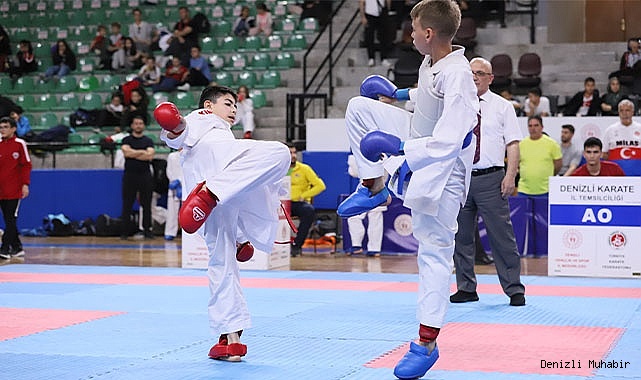 KARATE GRUP ŞAMPİYONASI HEYECANI DENİZLİ’DE YAŞANDI