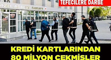 KREDİ KARTLARINDAN 80 MİLYON ÇEKMİŞLER