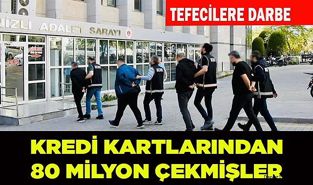 KREDİ KARTLARINDAN 80 MİLYON ÇEKMİŞLER