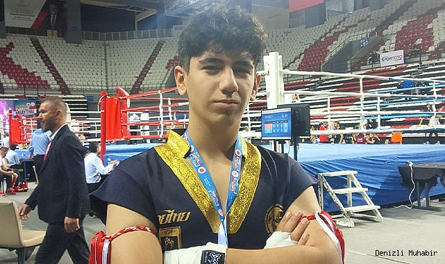 MUAY THAİ’DA MUHAMMED FURKAN AYDIN TÜRKİYE ŞAMPİYONU