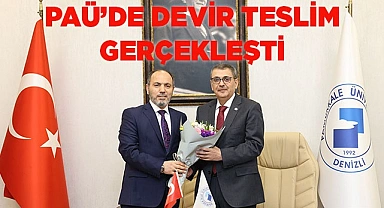 PAÜ Rektörlüğünde Devir Teslim Töreni Gerçekleştirildi