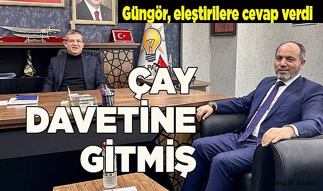 REKTÖR ÇAY DAVETİNE GİTMİŞ