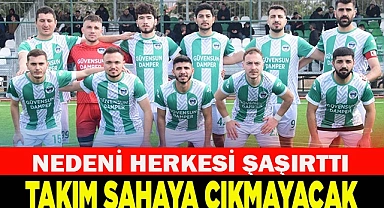 TAKIM SAHAYA ÇIKMAYACAK