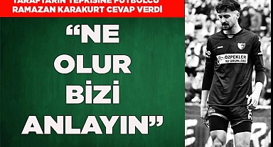 Taraftarın tepkisine futbolcu Ramazan Karakurt cevap verdi