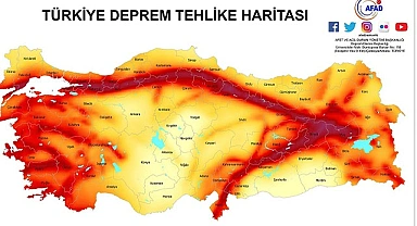 Türkiye'de deprem riski en az şehirler belli oldu