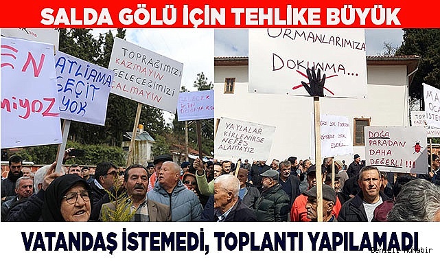 VATANDAŞ İSTEMEDİ ÇED TOPLANTISI YAPILAMADI