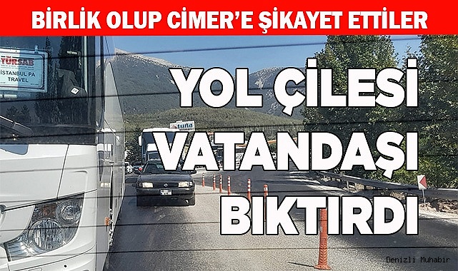 YOL ÇİLESİ VATANDAŞI BIKTIRDI
