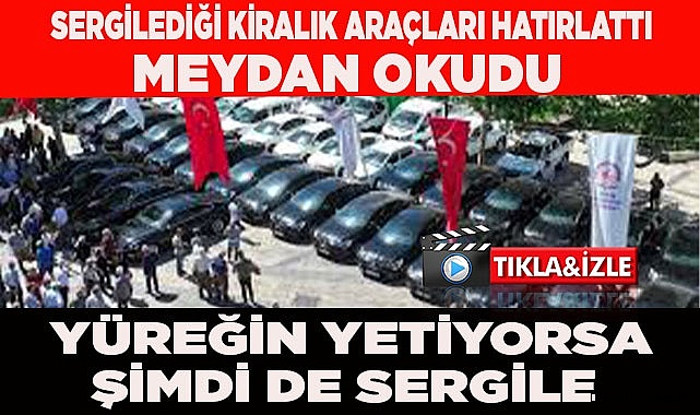 YÜREĞİN YETİYORSA ŞİMDİ DE SERGİLE 