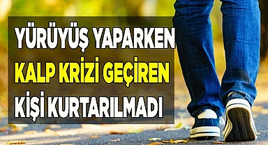 Yürüyüş yaparken kalp krizi geçiren kişi kurtarılmadı