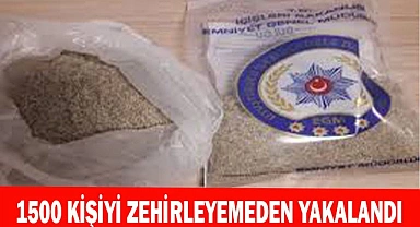 1500 kişiyi zehirleyemeden yakalandı
