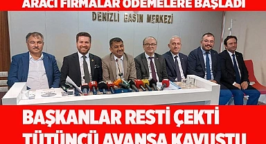 BAŞKANLAR RESTİ ÇEKTİ TÜTÜNCÜ AVANSA KAVUŞTU