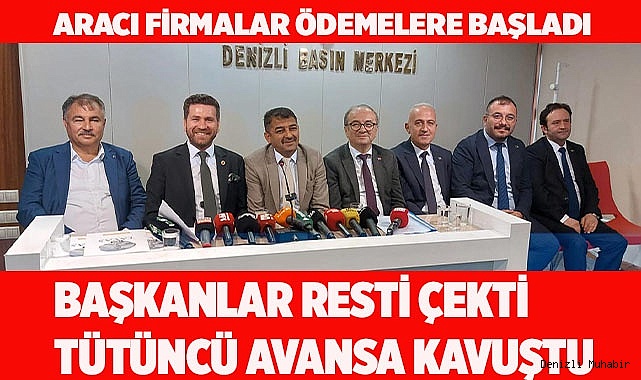 BAŞKANLAR RESTİ ÇEKTİ TÜTÜNCÜ AVANSA KAVUŞTU