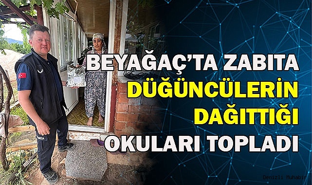 Belediye, düğüncülerin dağıttığı okuları toplattı