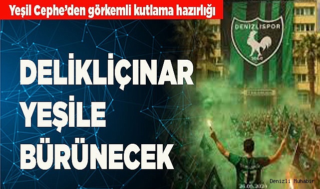DELİKLİÇINAR YEŞİLE BÜRÜNECEK