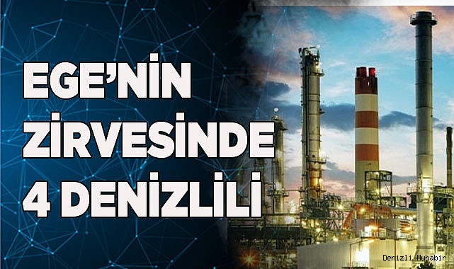 Ege’nin zirvesinde 4 Denizlili