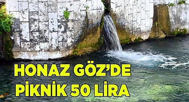 Honaz Göz'de piknik 50 lira