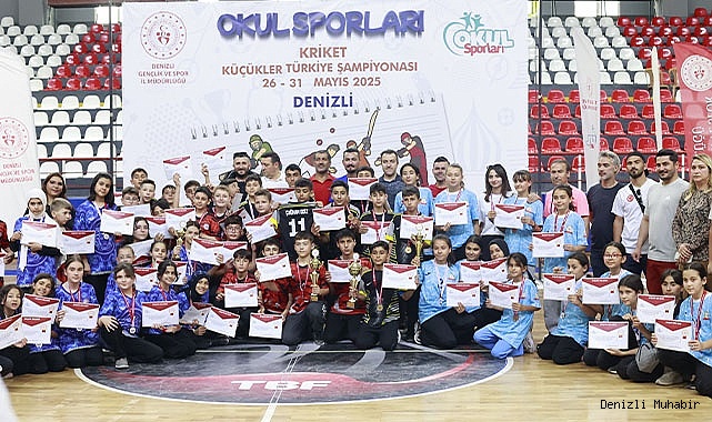KRİKET KÜÇÜKLER TÜRKİYE ŞAMPİYONASI HEYECANI DENİZLİ’DE YAŞANDI