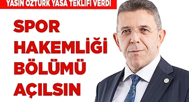 SPOR HAKEMLİĞİ BÖLÜMÜ AÇILSIN