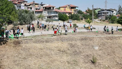PAMUKKALE BELEDİYESİ’NDEN AKHAN’A SU TASARRUFLU ZEYTİN PARKI