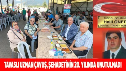 Tavaslı Uzman Çavuş, şehadetinin 20. yılında unutulmadı