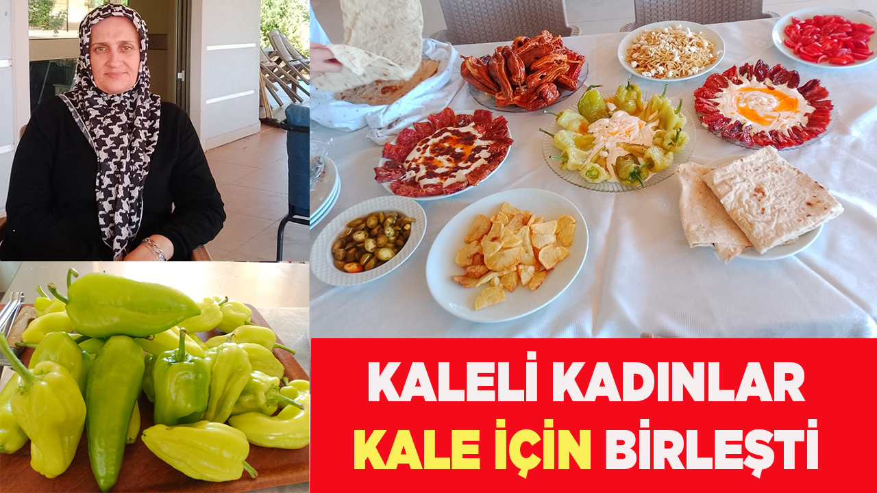 Kaleli kadınlar Kale için birleşti