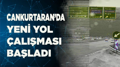 Denizli Antalya Karayolu’nda yol çalışması başladı