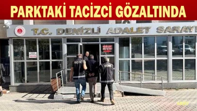 Parkta iki genç kızı taciz eden kişi gözaltına alındı
