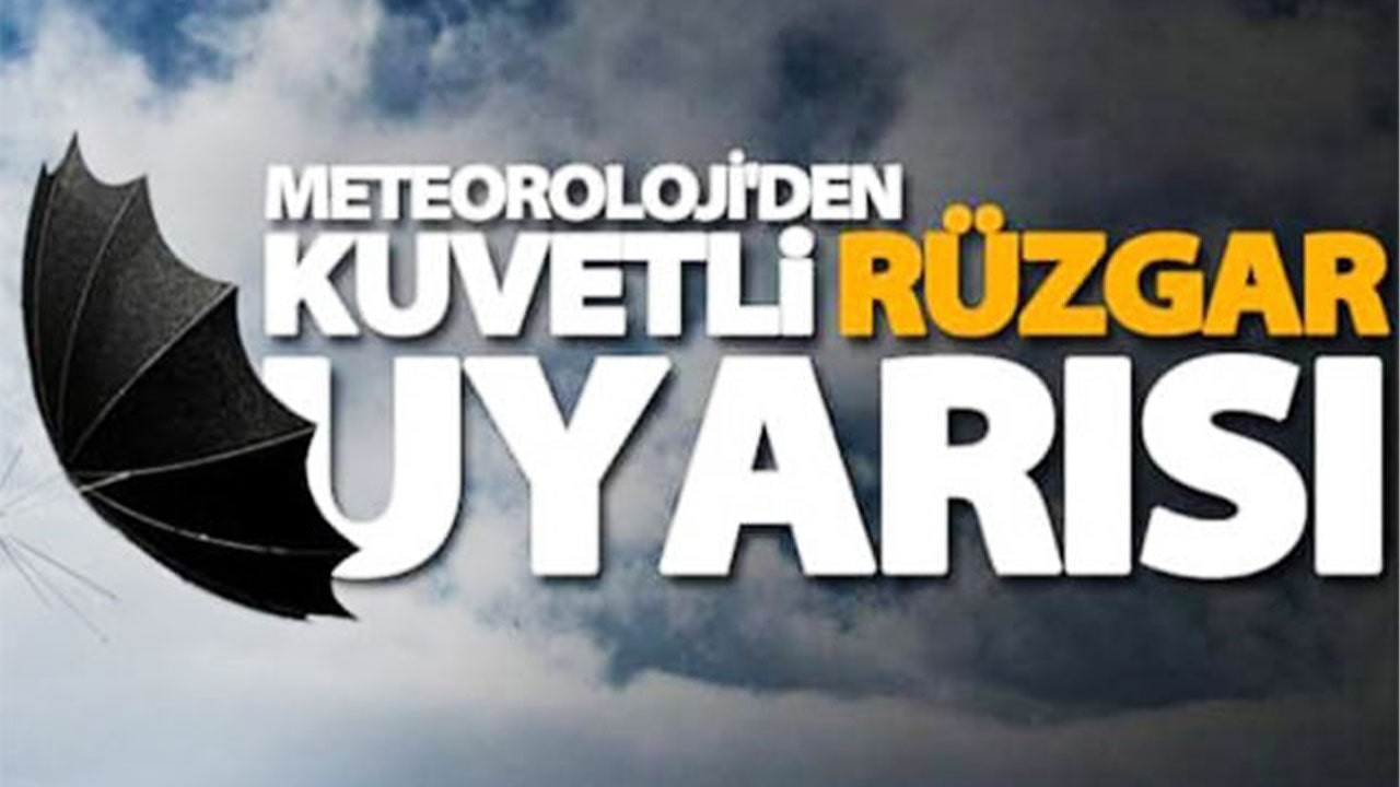 Denizli'ye kuvvetli fırtına uyarısı