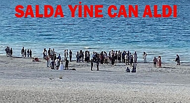 Baba ve oğlu Salda gölü'nde boğuldu