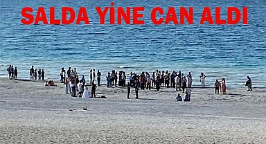 Baba ve oğlu Salda gölü'nde boğuldu