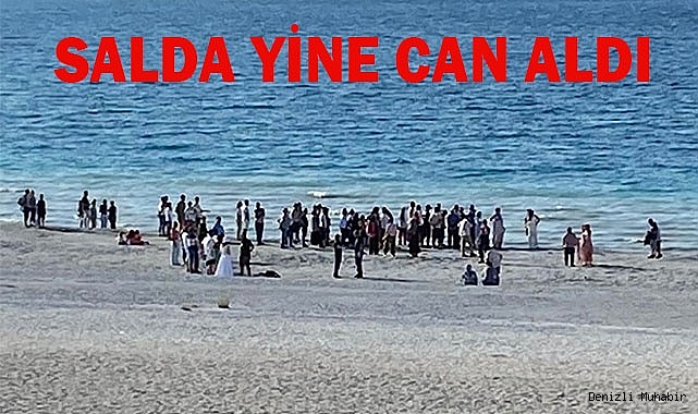 Baba ve oğlu Salda gölü'nde boğuldu