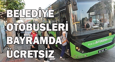 Denizli Büyükşehir’den bayramda ücretsiz ulaşım kolaylığı