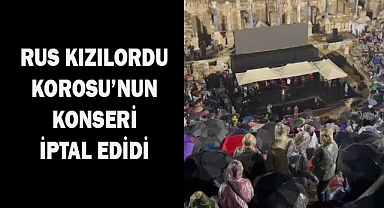 Kızıl Ordu Korosu’nun Denizli Konseri Yağmur Nedeniyle İptal Edildi
