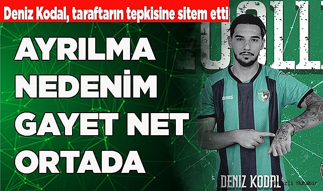 KODAL: 'AYRILMA NEDENİM GAYET NET ORTADA'