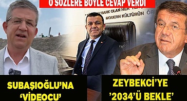 SUBAŞIOĞLU’NA ‘VİDEOCU’, ZEYBEKCİ’YE ’2034’Ü BEKLE’