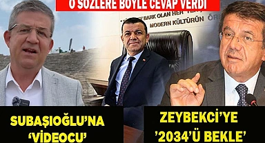 SUBAŞIOĞLU’NA ‘VİDEOCU’, ZEYBEKCİ’YE ’2034’Ü BEKLE’