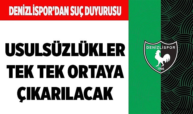 USULSÜZLÜKLER TEK TEK ORTAYA ÇIKARILACAK