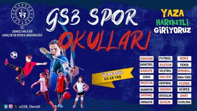 DENİZLİ’DE YAZ SPOR OKULLARI KURSLARI BAŞLIYOR