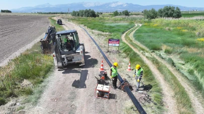 DESKİ’den Kale’ye temiz içme suyu hattı