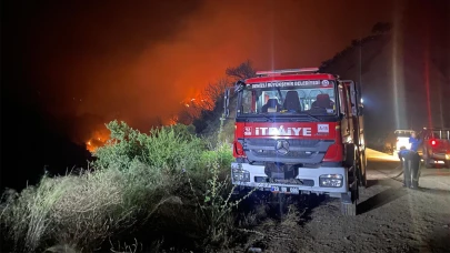Büyükşehir İtfaiyesi İzmir ve Manisa’daki yangınlara müdahale ediyor