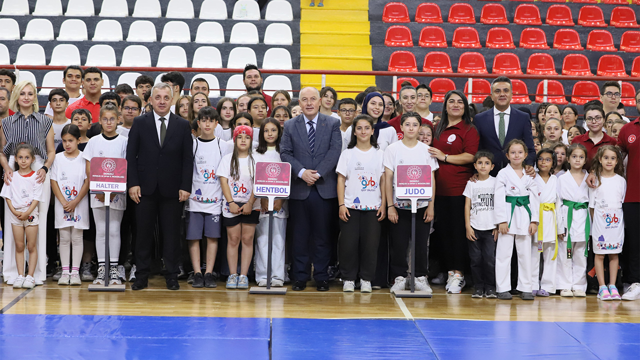 DENİZLİ’DE GSB SPOR OKULLARI BAŞLADI