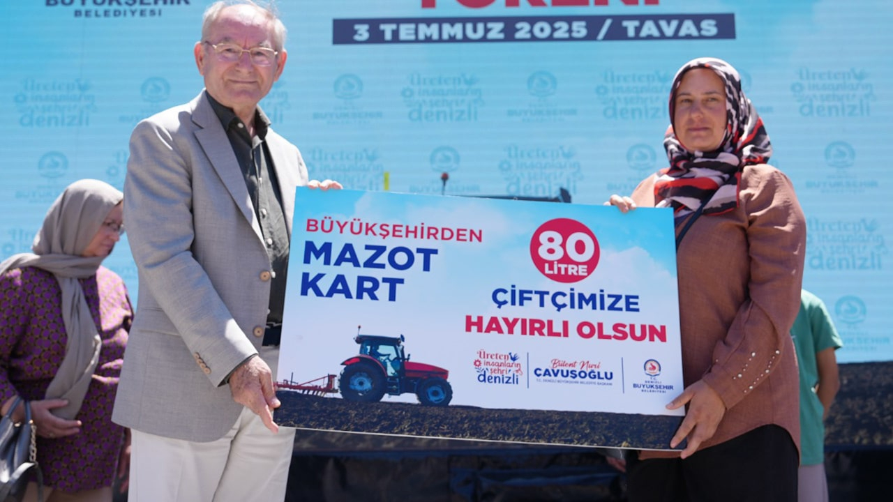 Denizli Büyükşehir’den 4 bin 349 üreticiye mazot desteği