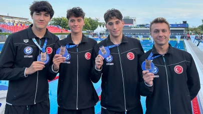 AHMET METE'Lİ MİLLİLER  AVRUPA'DAN BRONZ ÇIKARDI