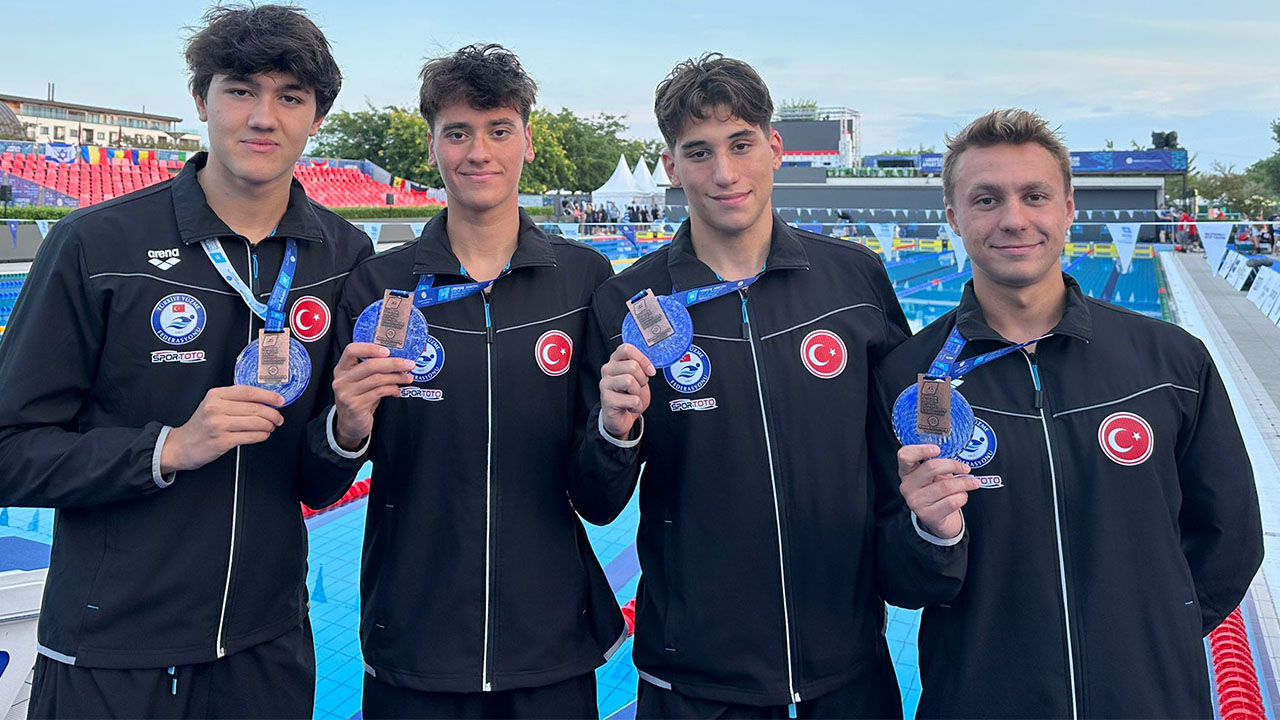 AHMET METE'Lİ MİLLİLER  AVRUPA'DAN BRONZ ÇIKARDI